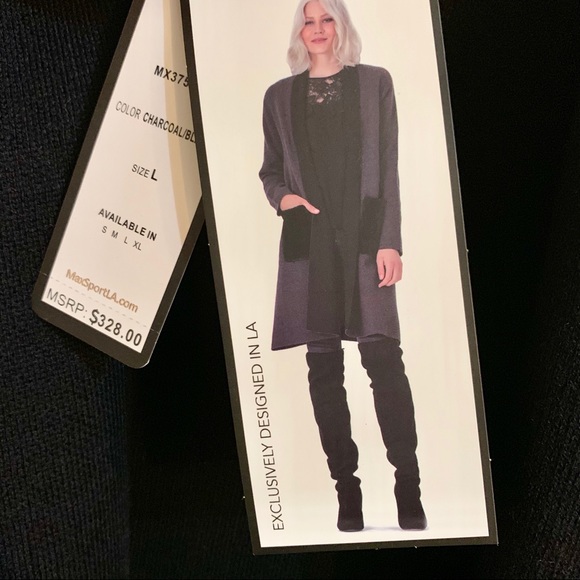 MAX SPORT Sweater Duster Size Large - Picture 3 of 8